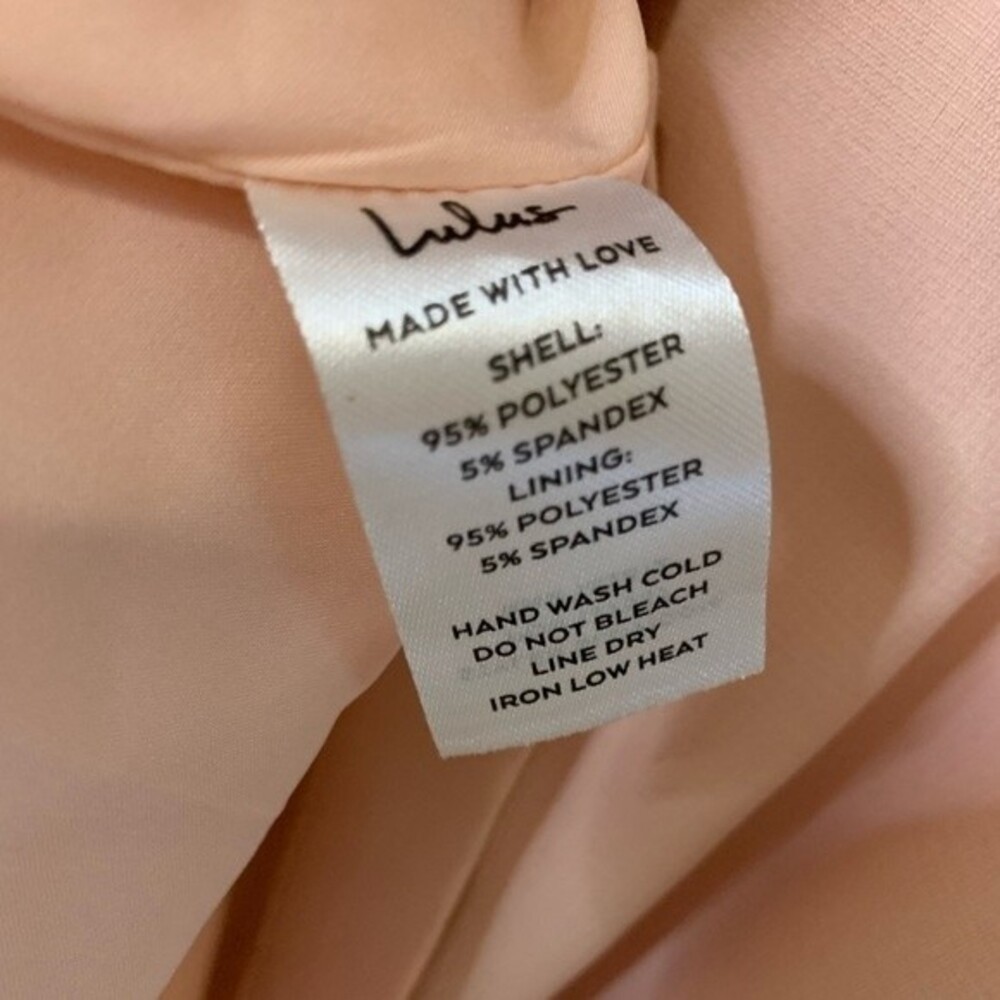 NWT LULUS Sultry Moments Blush Pink Sleeveless Mini
Dress. Size XS. - Picture 12 of 12